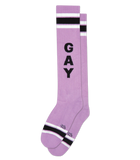 GAY Lavender Athletic Knee Sock