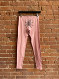 Embroidered leggings (pink) by Bernhard Willhelm S/S 2022