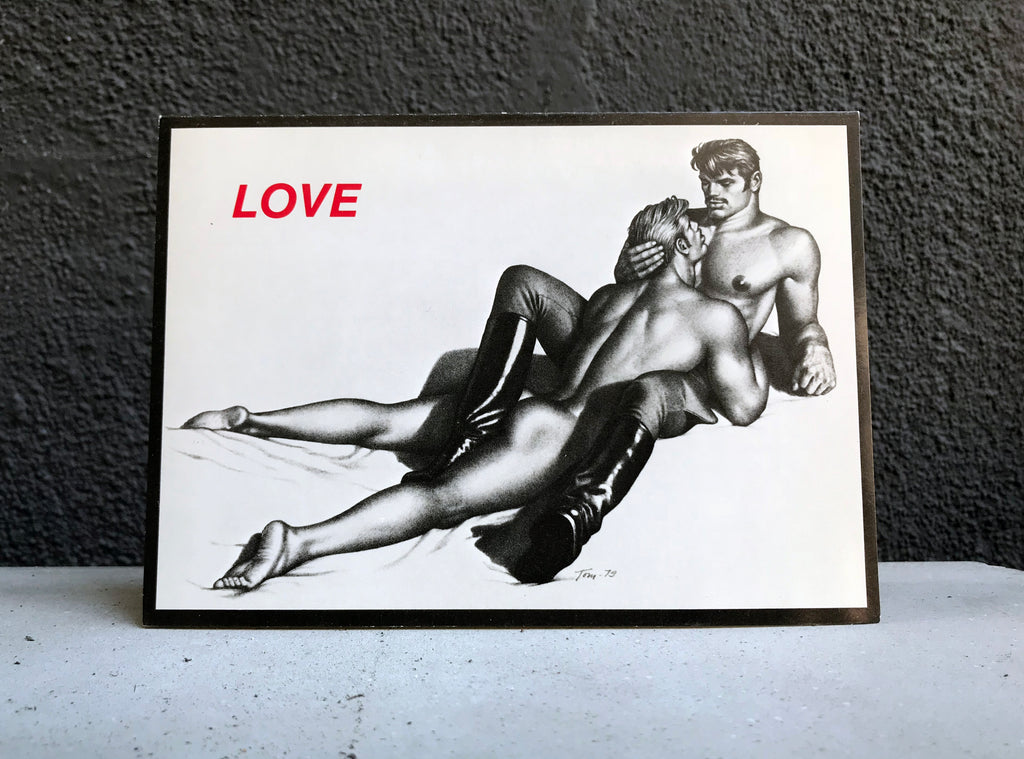 Vintage Tom of Finland Love Greeting Card