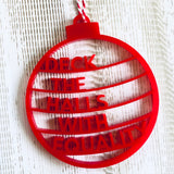 DECK THE HALLS WITH EQUALITY HOLIDAY ORNAMENT