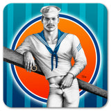 Tom of Finland Salty Seaman Coaster