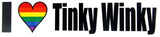 I LOVE TINKY WINKY VINTAGE BUMBER STICKER