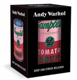 Andy Warhol soup can stress reliever