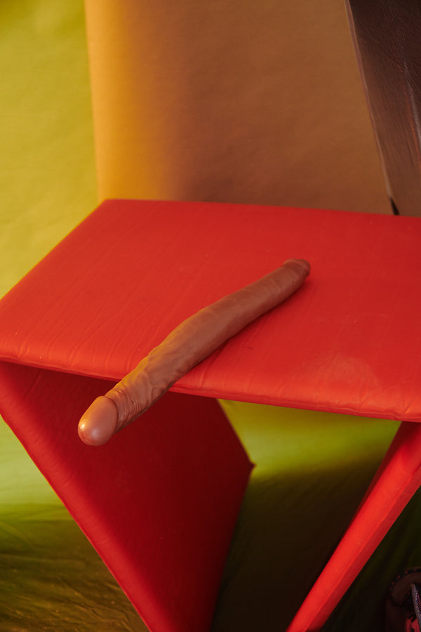 JOCK 16 Inch Tapered Double Dong - Brown