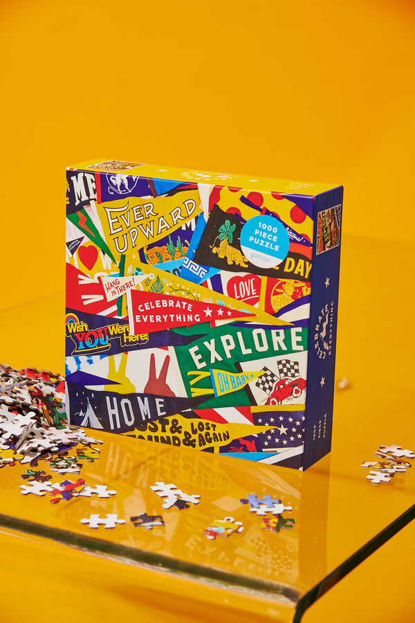Celebrate Everything 1000 Piece Jigsaw Puzzle in Square Box