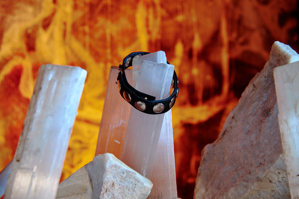 COLT Leather C/B Strap Adjustable Snap Cock Ring - Black