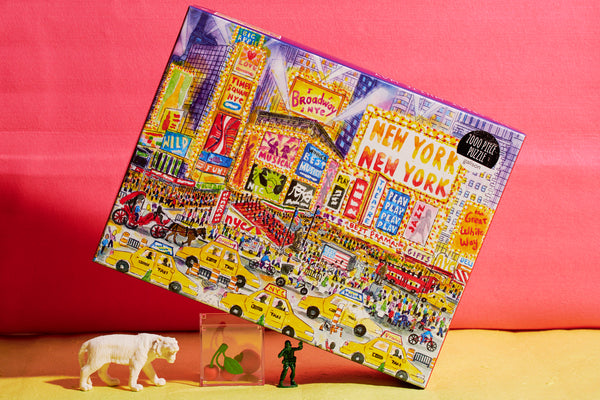 MICHAEL STORRINGS THE GREAT WHITE WAY 2000 PIECE JIGSAW PUZZLE