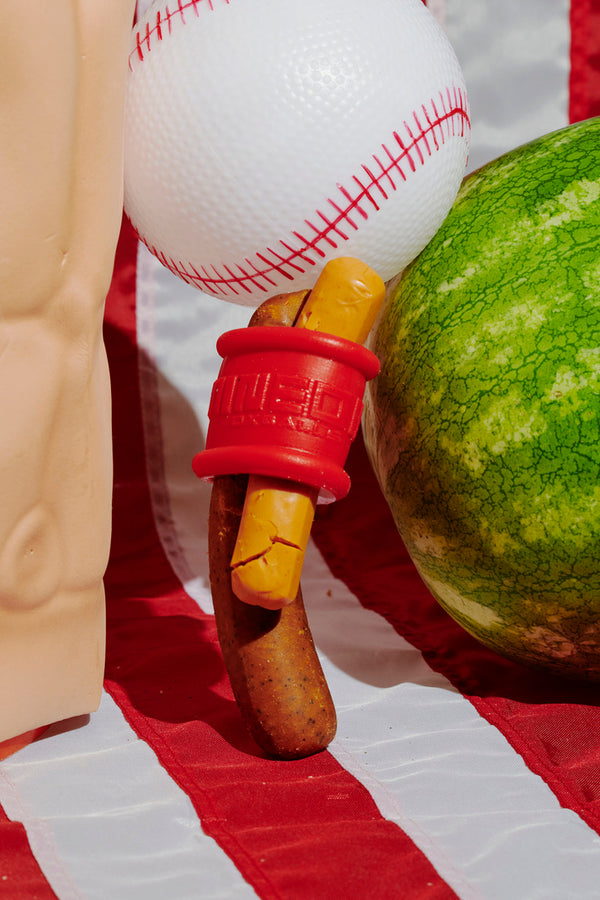 Oxballs Neo-Stretch Silicone Tall Ball Stretcher Red