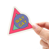 WAY GAY Sticker by Word for Word Factory