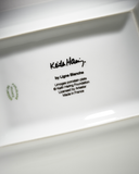 Keith Haring PORCELAIN TRAY BLACK "PATTERN COLLECTION"