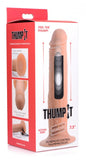 THUMP IT 7X Remote control Thumping Dildo - Medium