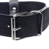 Wide Leather Collar with O-ring