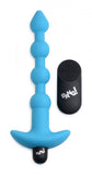 BANG Remote Control Vibrating Silicone Anal Beads - Blue