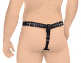 Male Chastity Harness with Silicone Anal Plug  by Strict Leather