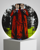 GILBERT & GEORGE PORCELAIN PLATE - "ONE"