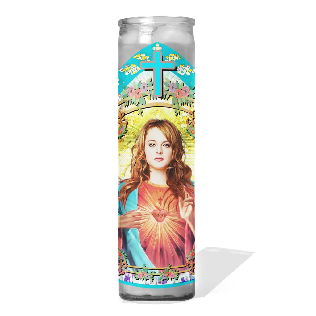 Lindsay Lohan Celebrity Prayer Candle