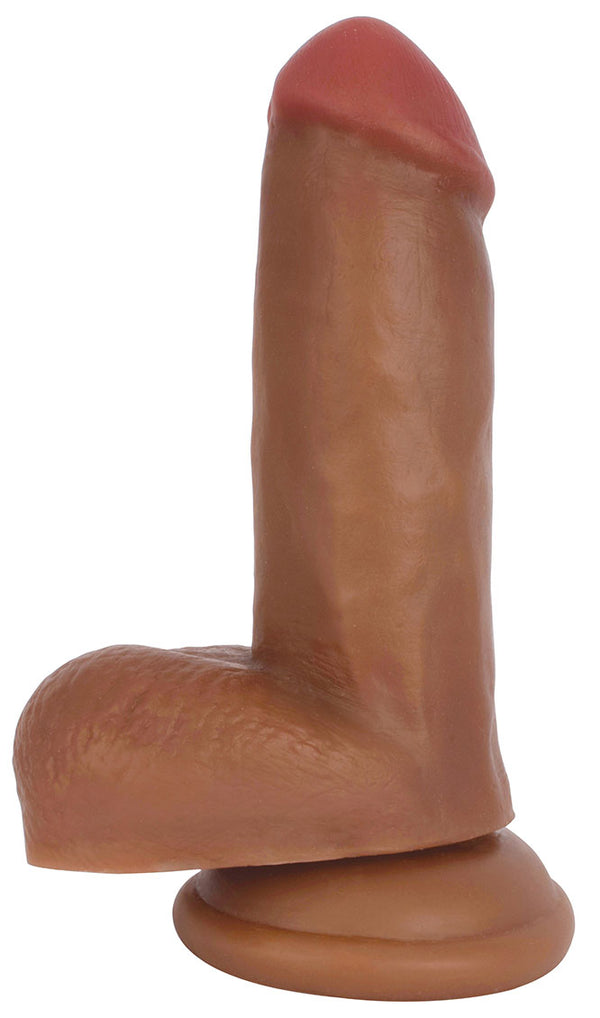 JOCK 6 Inch Dildo with Balls - Latte