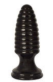 The Marshall Ribbed Butt Plug - Black