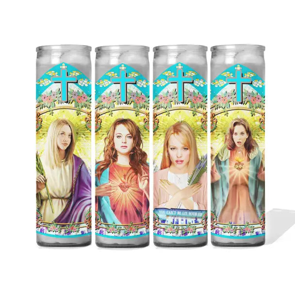 Mean Girls Celebrity Prayer Candles - Set of 4