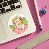 Betty White Sticker by The Found