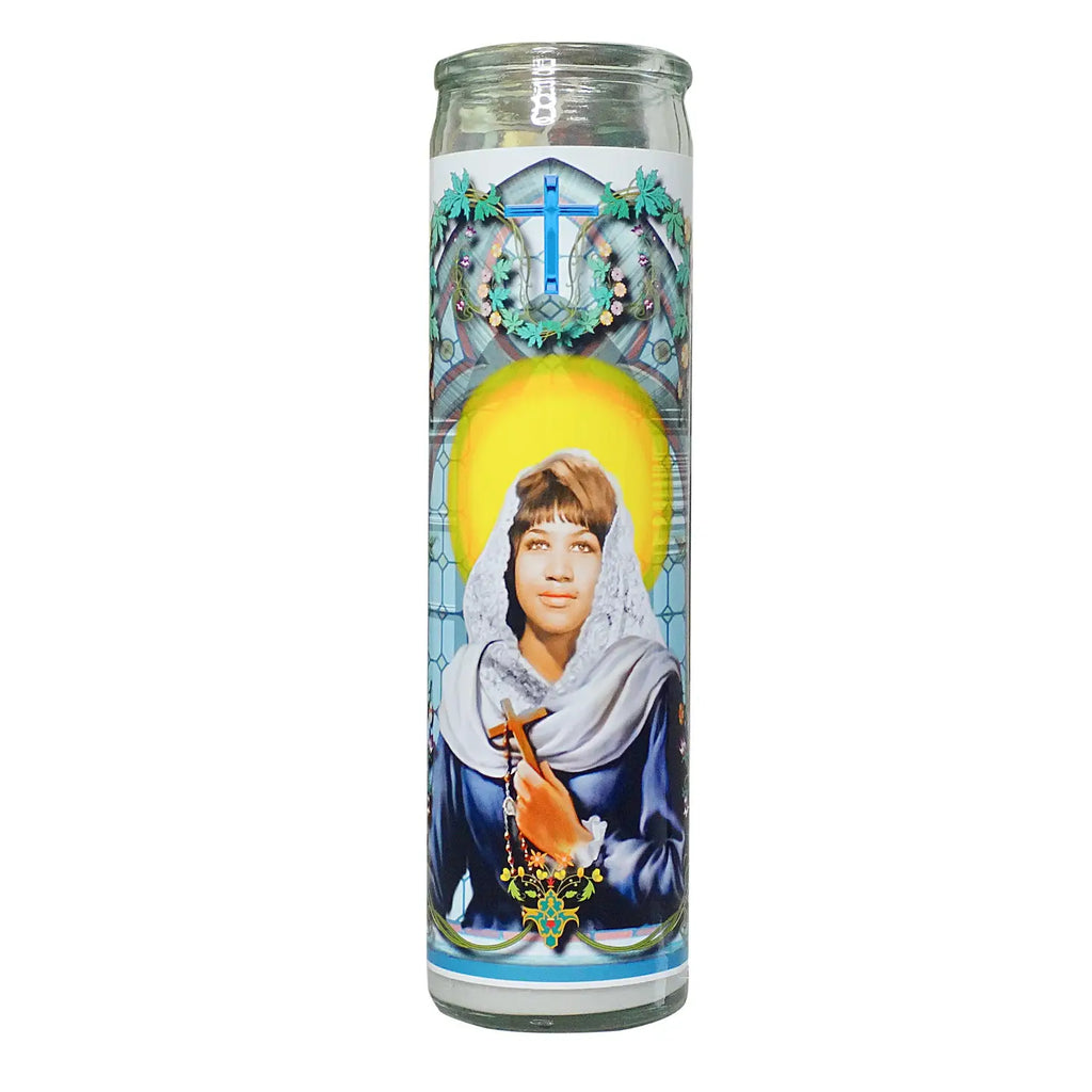 Aretha Franklin Celebrity Prayer Candle