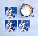 Tom of Finland Duo Wood Coaster