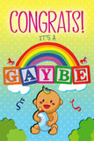 GAYBE GAY GREETING CARD BY KWEER CARDS