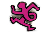 KEITH HARING TWIST MAN PIN - PINK