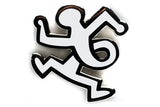 KEITH HARING TWIST MAN PIN - WHITE
