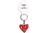 Keith Haring Heart Key Ring