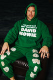 DAVID BOWIE THE MAN WHO SOLD HOODIE BY WHOLE (GREEN)
