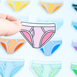 Underwear Stickers by My Pink Your Pink