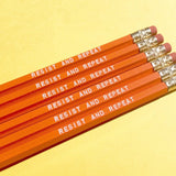 RESIST AND REPEAT Pencil Set by Rhino Parade