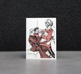 Tom of Finland "Threesome" Letterpress Greeting Card