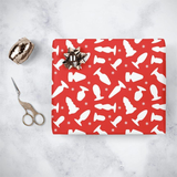 Butt Plug Red Holiday Wrapping Paper