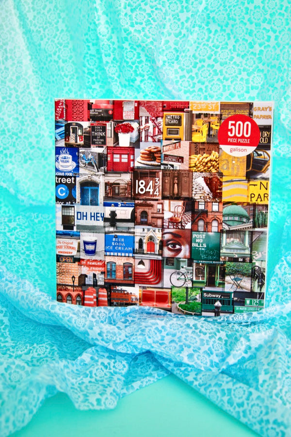 NEW YORK IN COLOR 500 PIECE JIGSAW PUZZLE