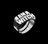 Bruce LaBruce I AM A WITCH Ring by Jonathan Johnson