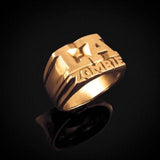 Bruce LaBruce "L.A. Zombie" Gold Plated Ring by Jonathan Johnson image 1