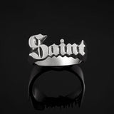 "Saint" ring designed in collaboration with Canadian artist Bruce LaBruce. image 1