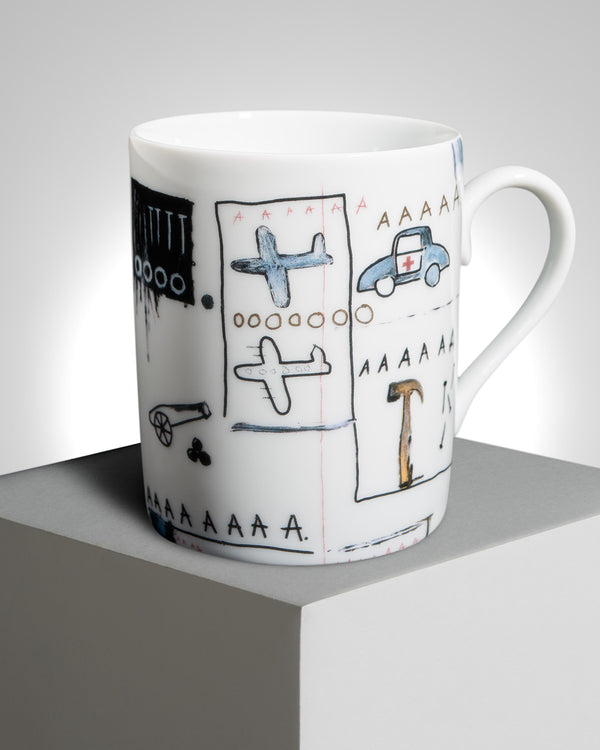 Jean-Michel Basquiat "AAA" PORCELAIN MUG