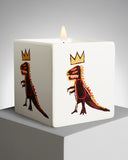 JEAN-MICHEL BASQUIAT "gold dragon" SQUARE PERFUMED CANDLE