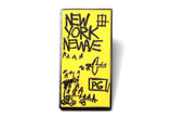 JEAN-MICHEL BASQUIAT NEW YORK NEW WAVE PIN