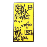 JEAN-MICHEL BASQUIAT NEW YORK NEW WAVE PIN