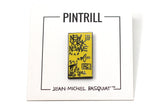 JEAN-MICHEL BASQUIAT NEW YORK NEW WAVE PIN