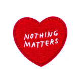 Nothing Matters Chenille Iron on Patch by Adam J. Kurtz x Third Drawer Down