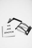 WE ARE SPASTOR WHITE BRIEF W/ HOLES