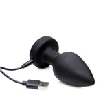E-Stim Pro Silicone Vibrating Anal Plug w/ Remote by Zeus
